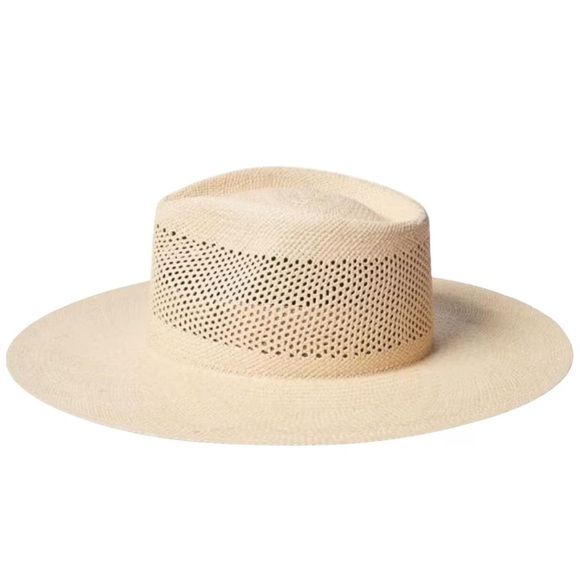 BRIXTON
JO PANAMA STRAW
RANCHER HAT Color: Catalina Sand size S like new - Picture 2 of 16